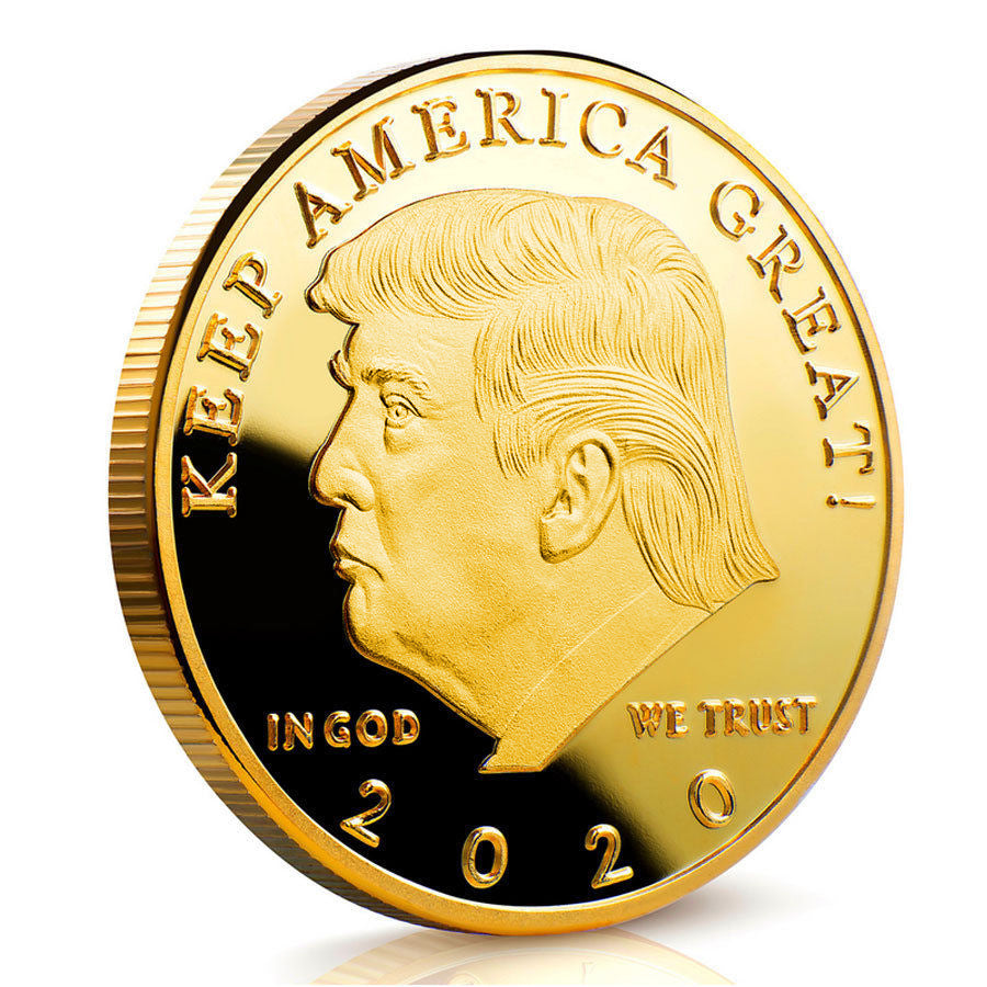 Silver-plated Gold-plated Two-color Trump