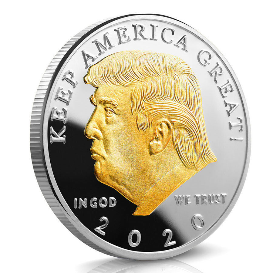 Silver-plated Gold-plated Two-color Trump