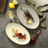 Household Cooking Steamed Fish Ceramic Dish