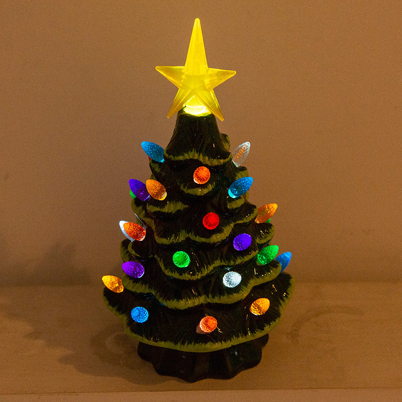 Hot Selling Ceramic Lantern Christmas Tree Decoration