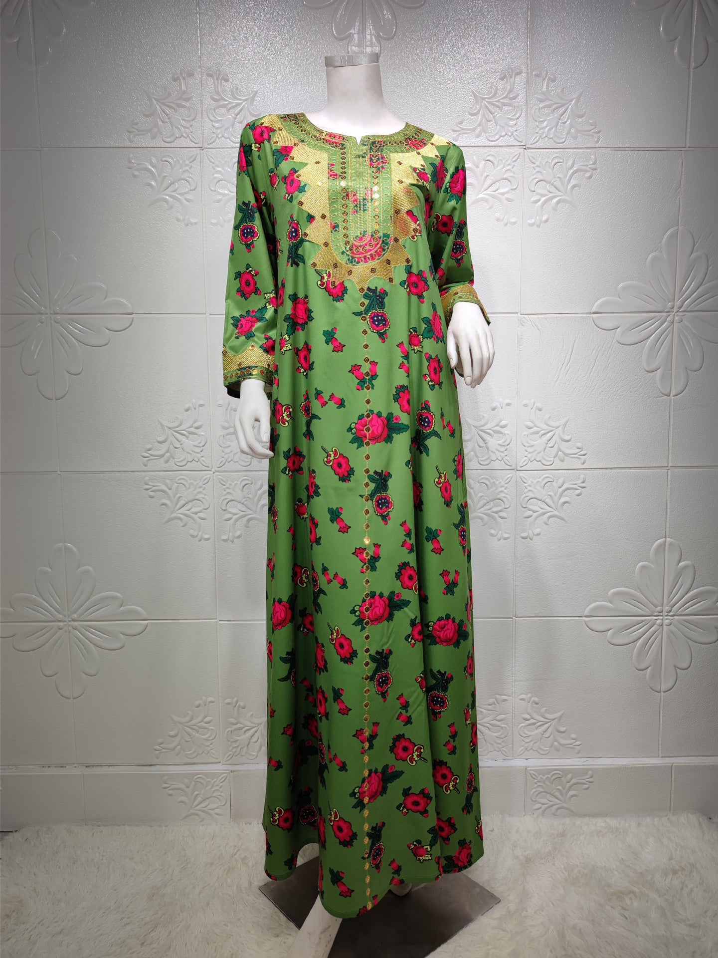 Middle East Women's Dubai Abaya Muslim Women's Dress