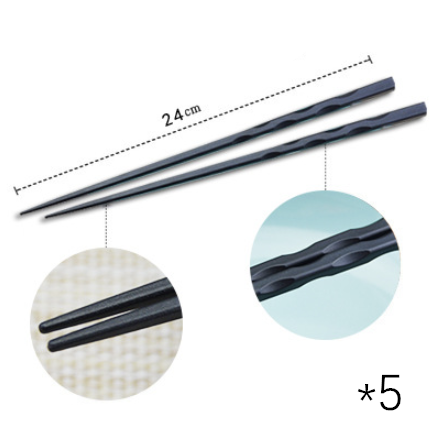 Japanese pointed alloy chopsticks