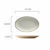 Household Cooking Steamed Fish Ceramic Dish