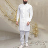 Men Muslim Middle Eastern Long Shirt Linen Button