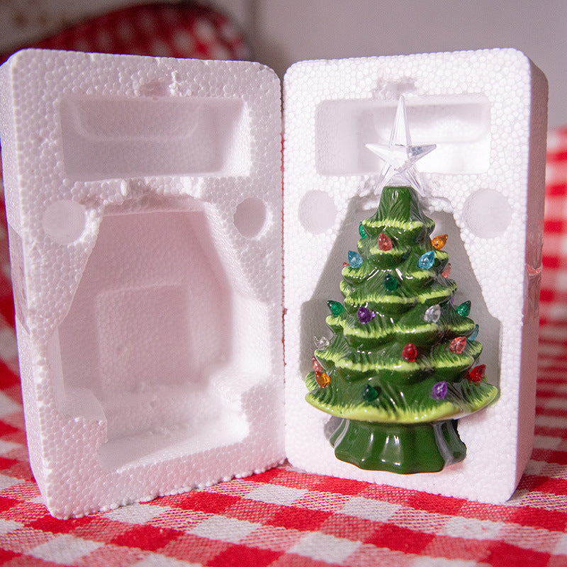 Hot Selling Ceramic Lantern Christmas Tree Decoration