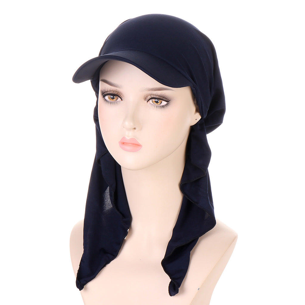 Casual Fashion Muslim Multi-color Turban Cap