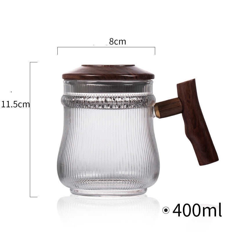 Large Capacity Tea Separation Glass With Filtration For Household Use