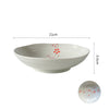 Flower Curtain Ceramic Plate Household Tableware