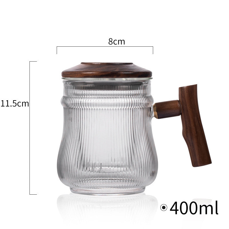 Large Capacity Tea Separation Glass With Filtration For Household Use