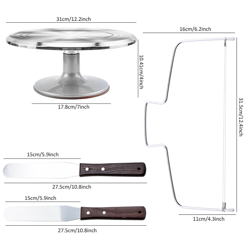 Rotate The Tray Display Stand For The Birthday Studio To Bake The Cake