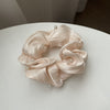 Pearl Texture Wavy Simple Ruffled Silk Scrunchies