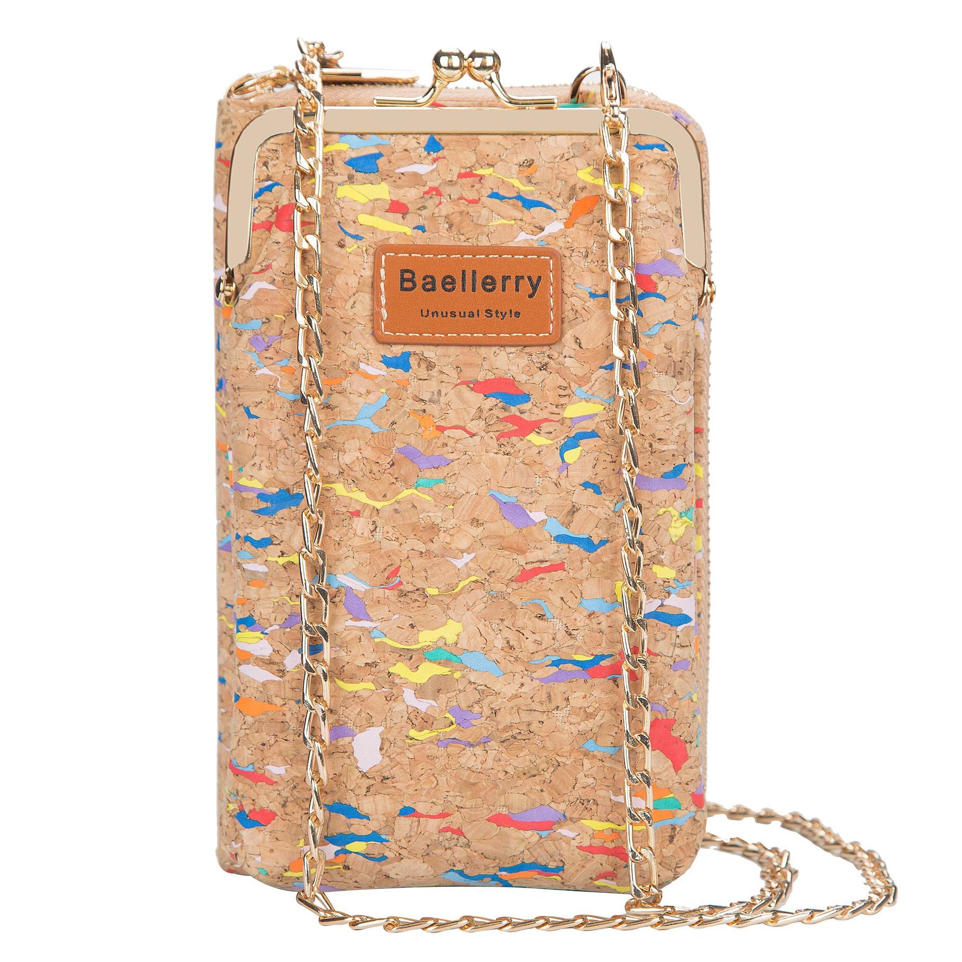 Baellerry cork long wallet for women