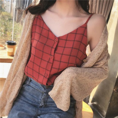 Chiffon vest for women