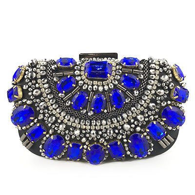 Diamond-studded ladies banquet evening bag