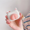 Compatible with Apple, Kawaii Press Butt Stress Relieve Airpods Case