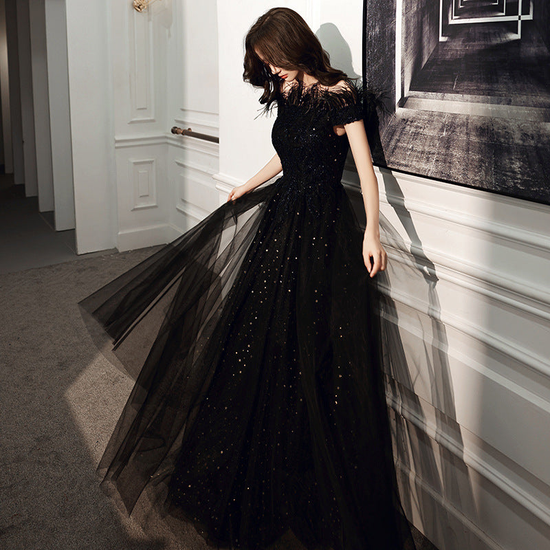 Black evening dress