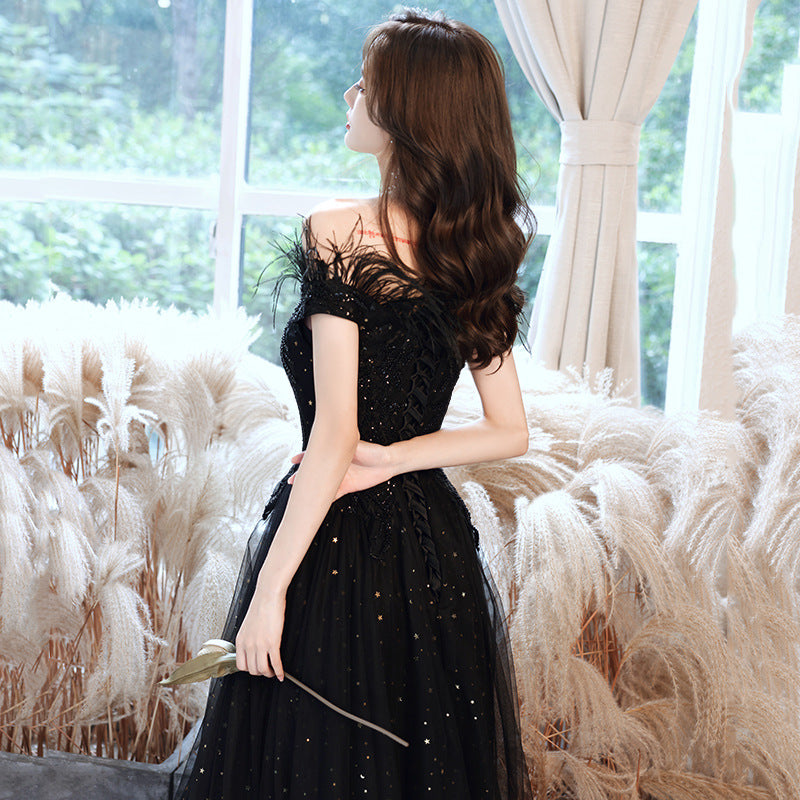 Black evening dress