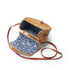 Rattan Woven Bag Semicircle Shoulder Bag Rattan Woven Bag Messenger Bag