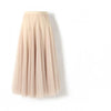 Half-length Skirt Women Fall Winter Over the Knee Long Skirt With Sweater High Waist A-line