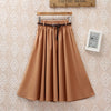 Small Literary A-Line Skirt Women Half-Length Skirt