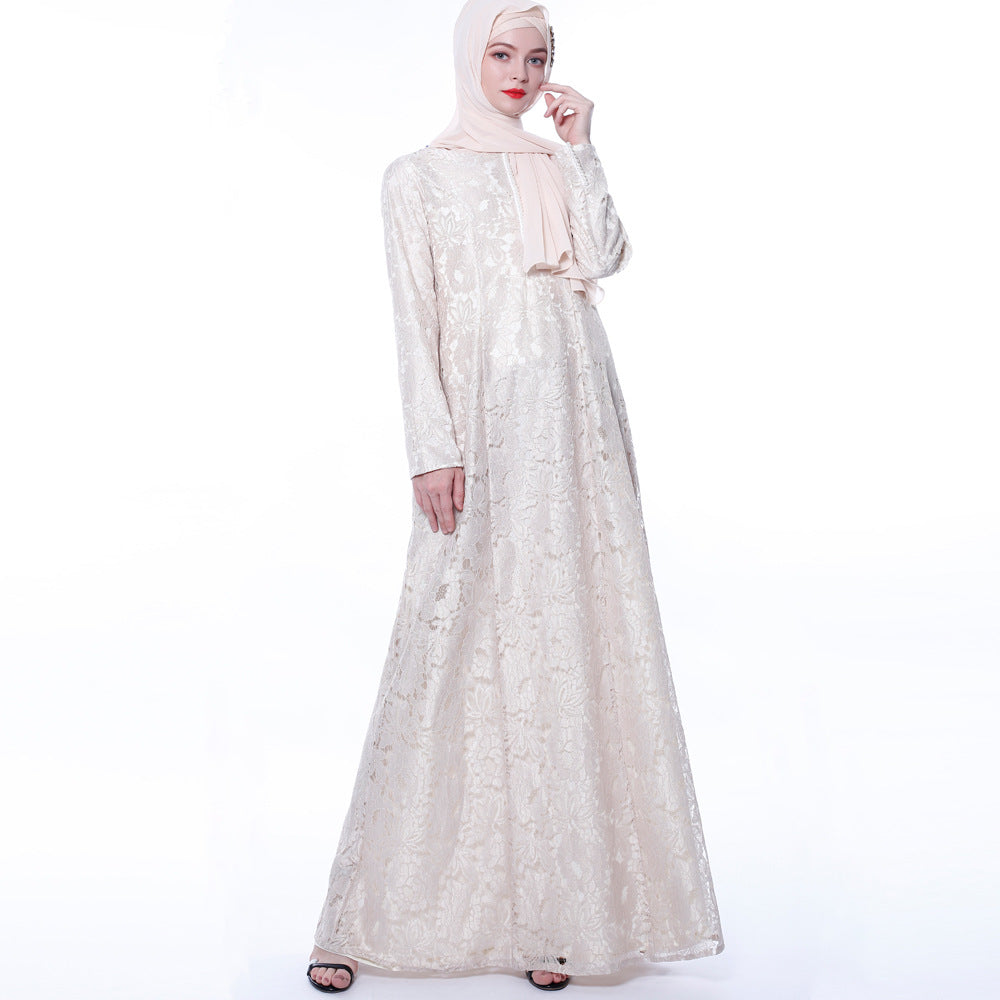 Arab Lace Dress Summer