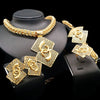 18K Gold Jewelry Pendant Set