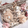 Pearl flower handbag