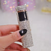 Rhinestone Touch Screen USB Rechargeable Windproof Smoke Lighter