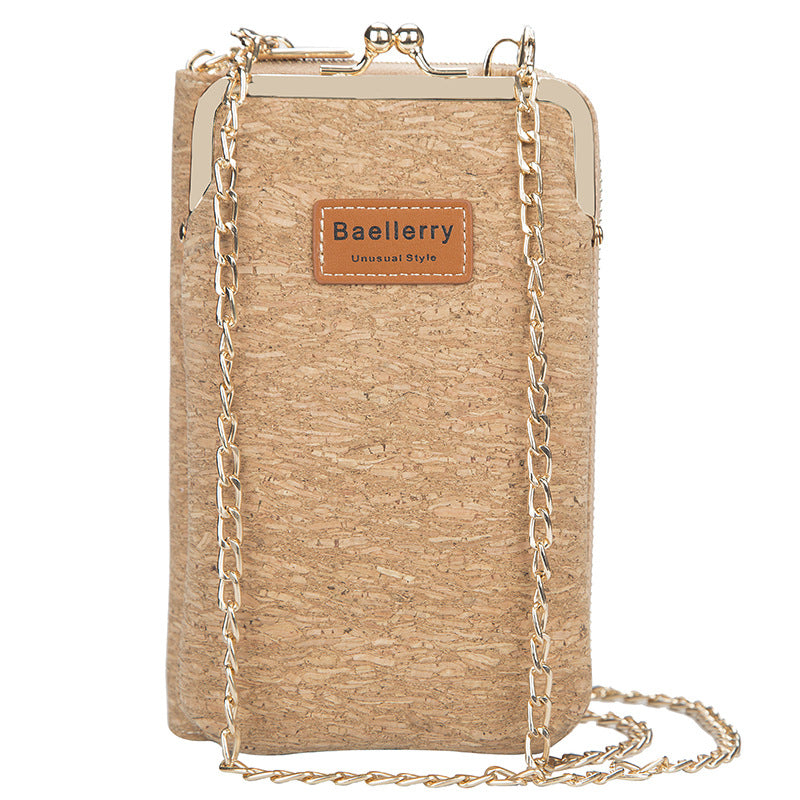 Baellerry cork long wallet for women