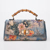 Women's Retro Cheongsam Leather Antique Handbag