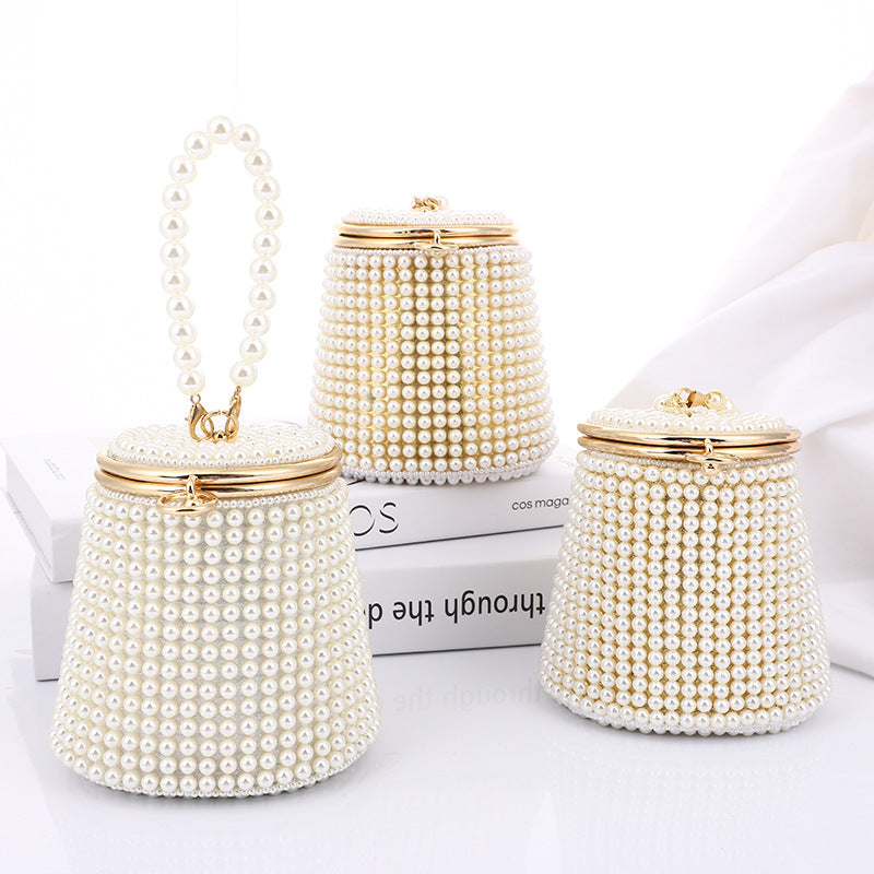 Pearl Evening Bag Mini Portable Evening Bag Niche Bag