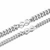 Titanium Cuban Chain Bracelet For Men And Women