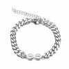 Titanium Cuban Chain Bracelet For Men And Women