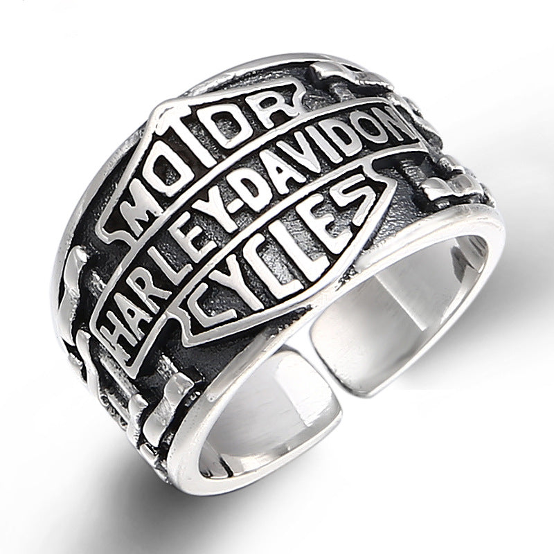 Ring Thai Silver Vintage Men's Aggressive