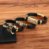 Scorpion Leather Woven Bracelet