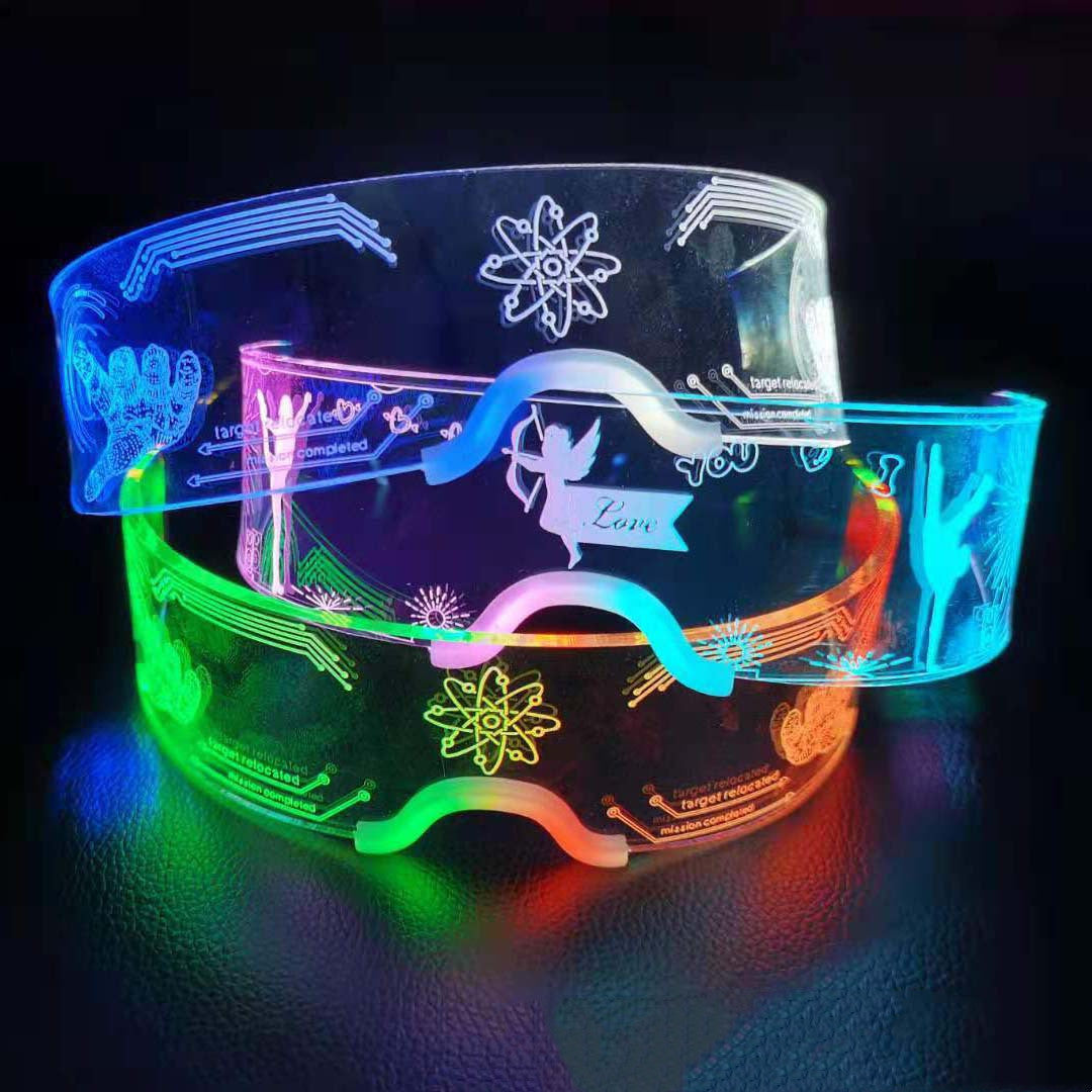 LED Colorful Glowing Glasses